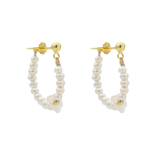 Pearl Loops Earrings