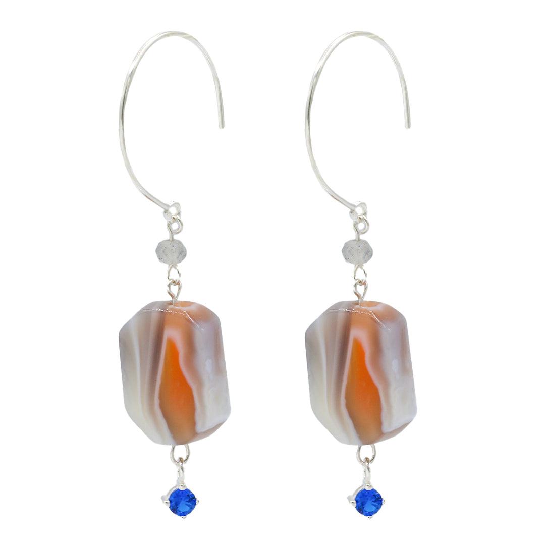 Jasper Hook Earrings