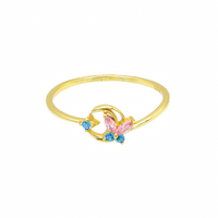 Twilight Butterfly Ring
