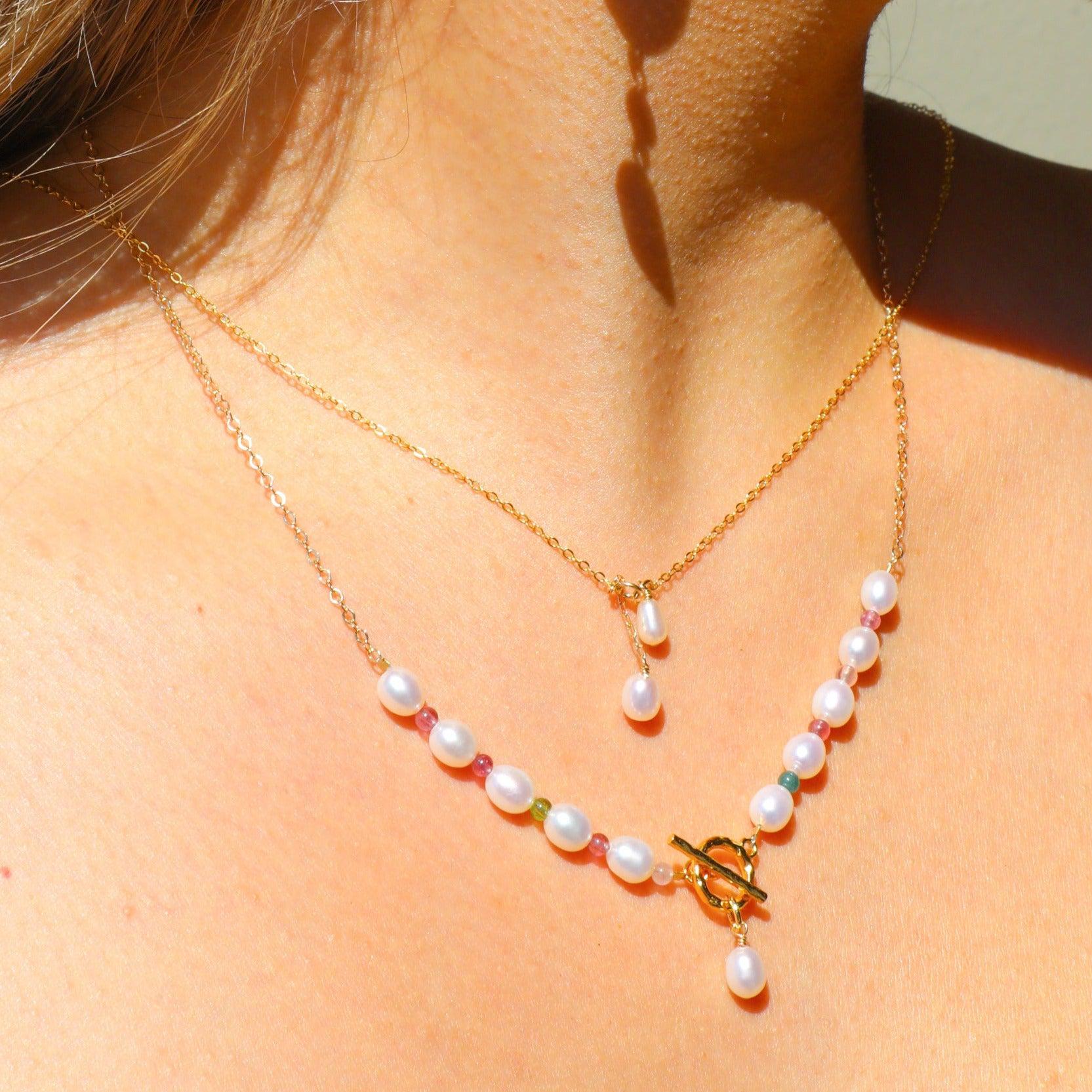 Pearl Twins Necklace