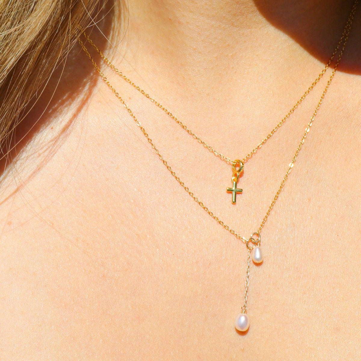 Pearl Twins Necklace