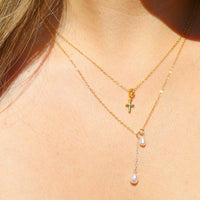 Pearl Twins Necklace