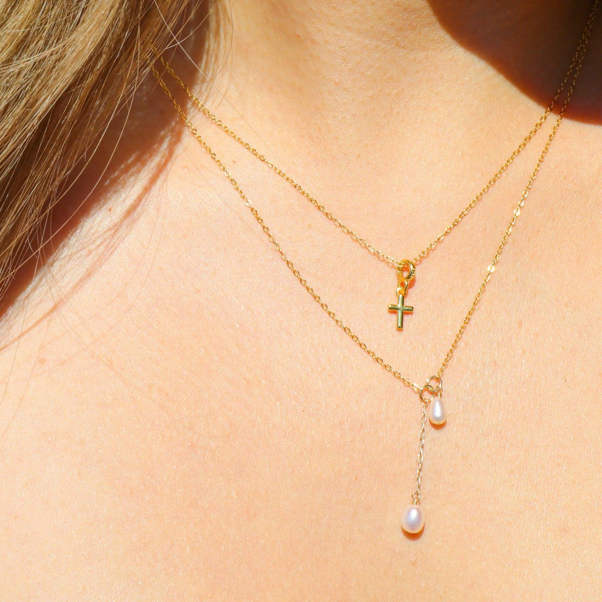 Golden Cross Necklace