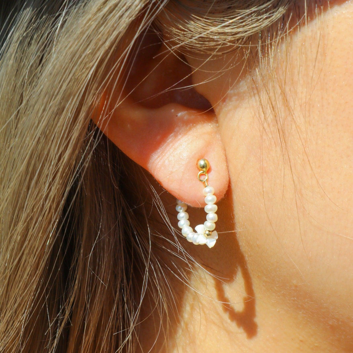 Pearl Loops Earrings