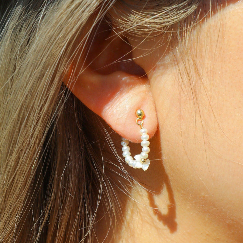 Pearl Loops Earrings