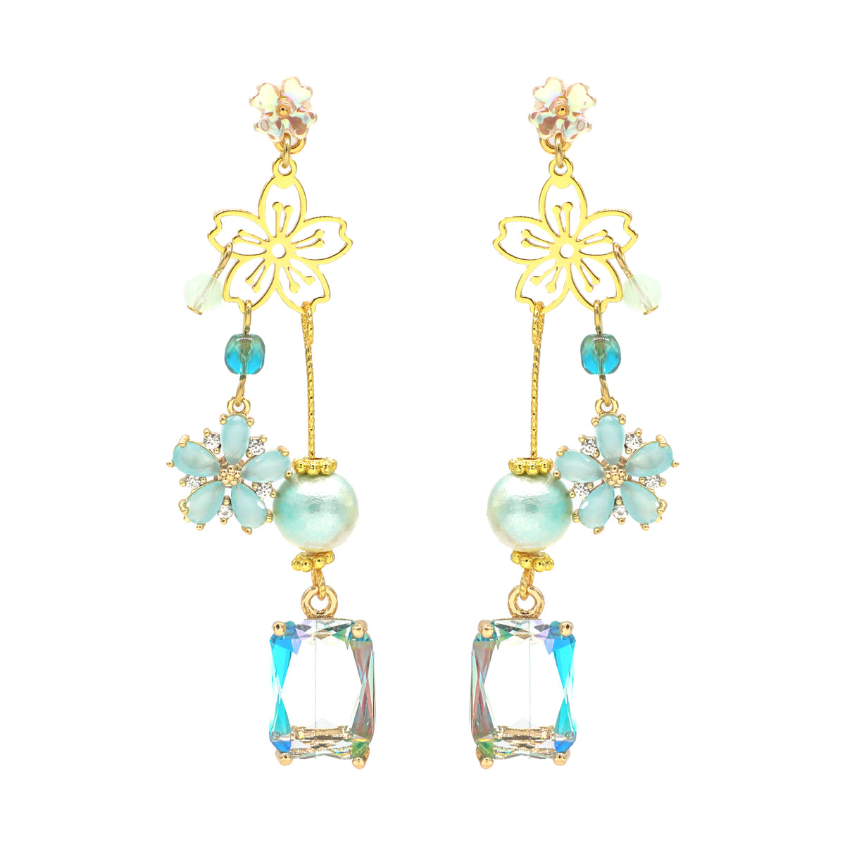 Verdant Floral Earrings