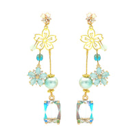 Verdant Floral Earrings