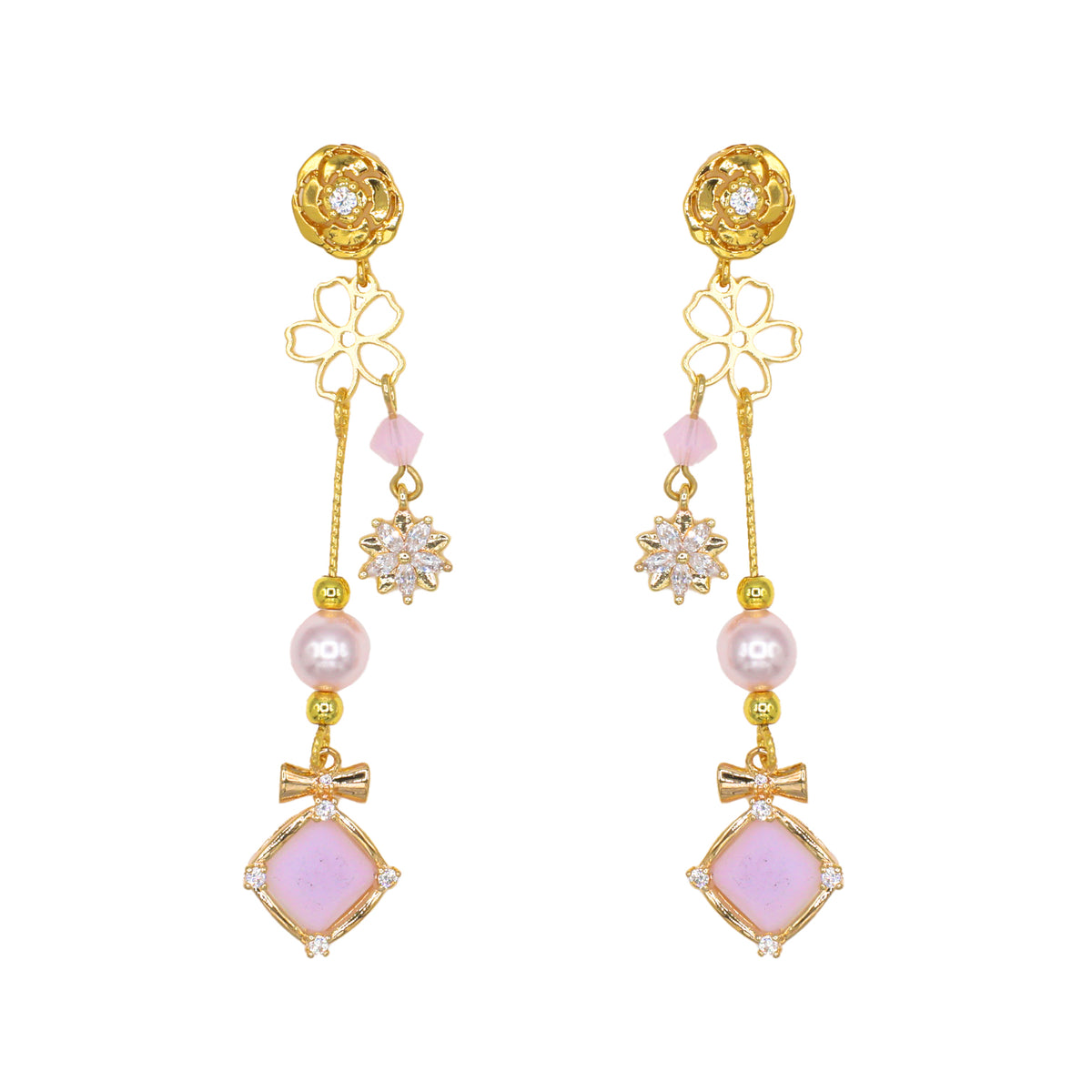 Floral Blush Earrings