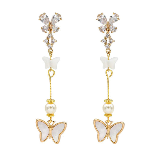 Glimmer Butterfly Earrings