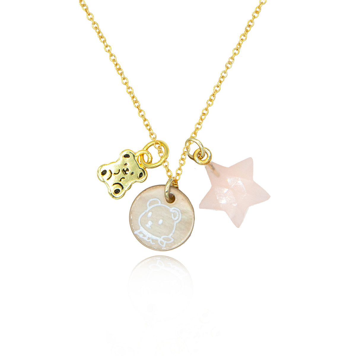 Starry Bear Wishes Necklace