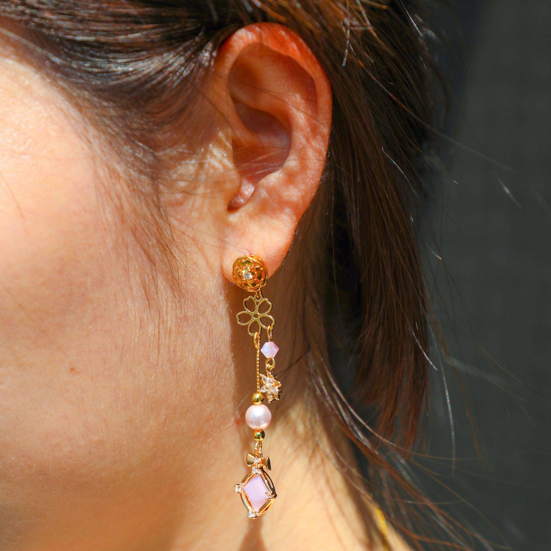Floral Blush Earrings
