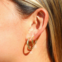 Intertwine Huggie Earrings