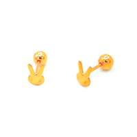 Little Bunny Screw Back Earrings