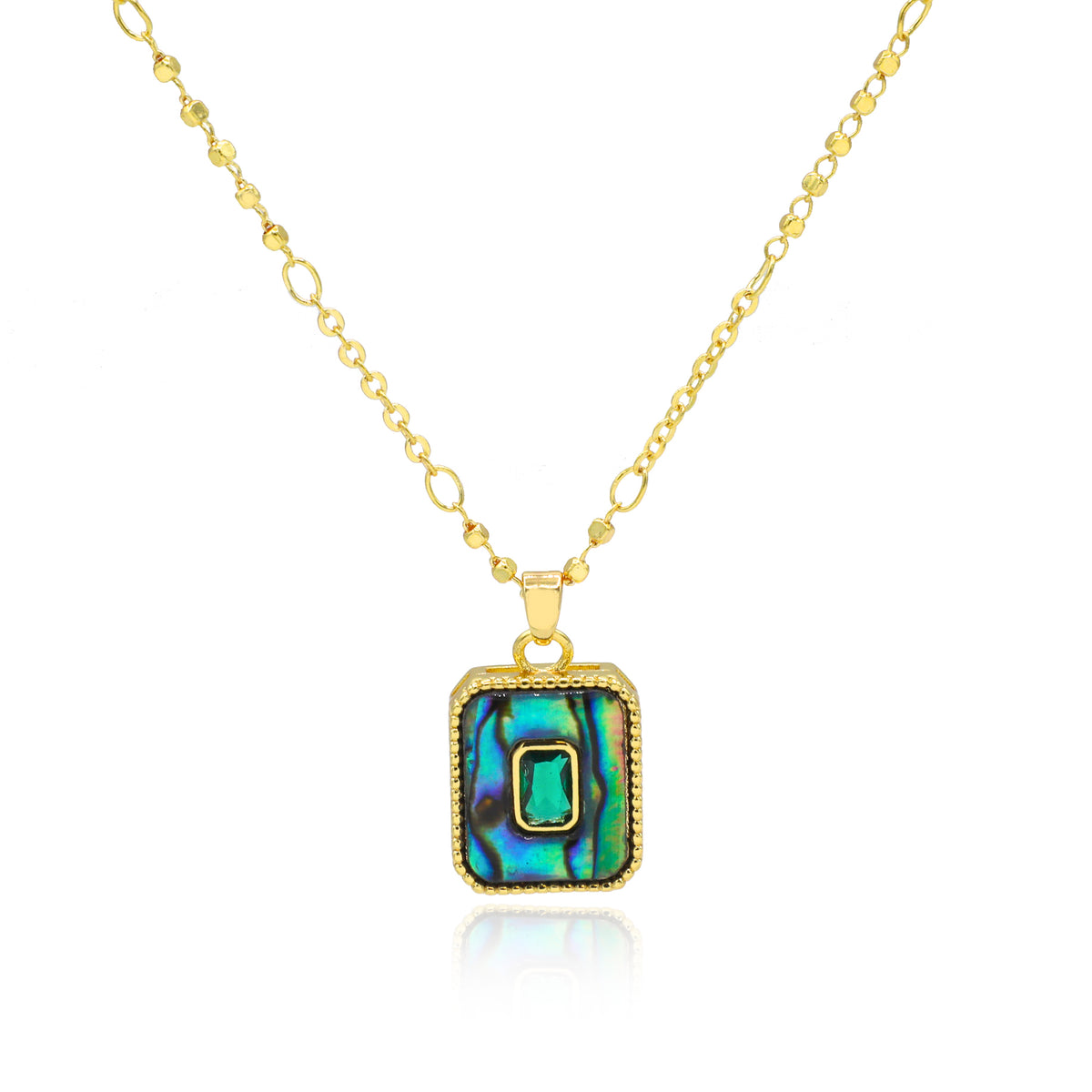 Green Marble Necklace