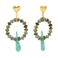 Turquoise Majesty Earrings