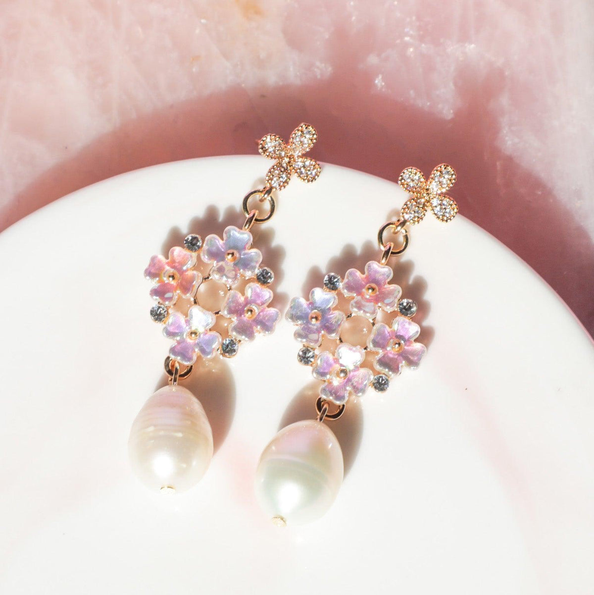 Blooming Pearl Earrings