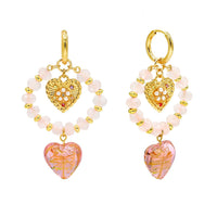 Rose Quartz Fever Earrings