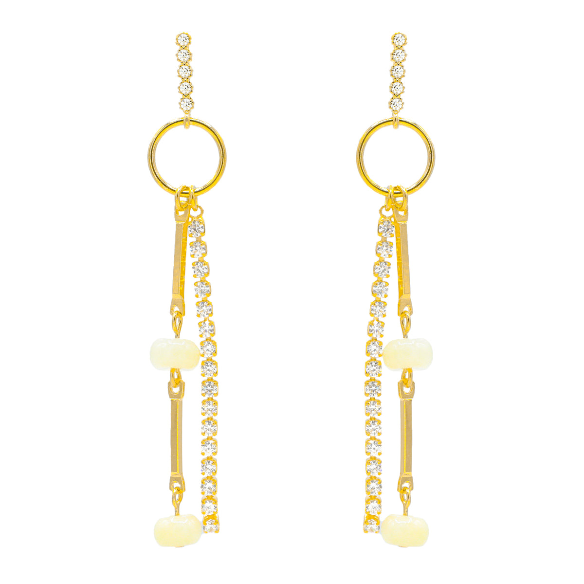 Elegant Jade Earrings