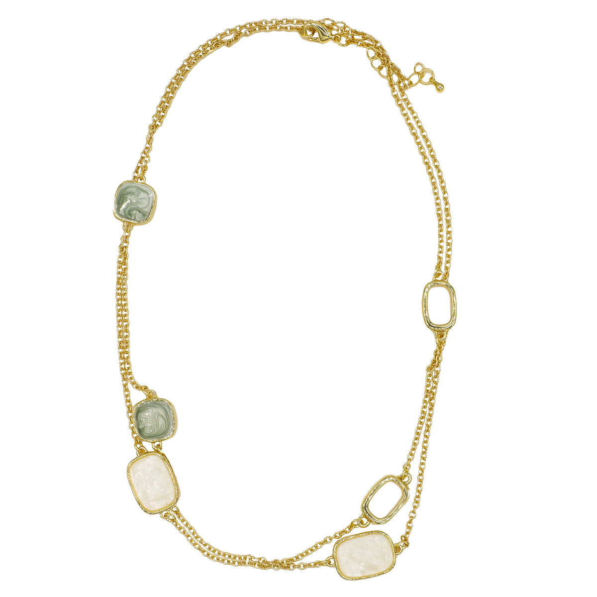 Ivory Sage Chain Necklace