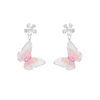 Butterfly Sunflower Earrings