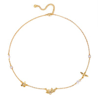 Golden Garden Charm Necklace
