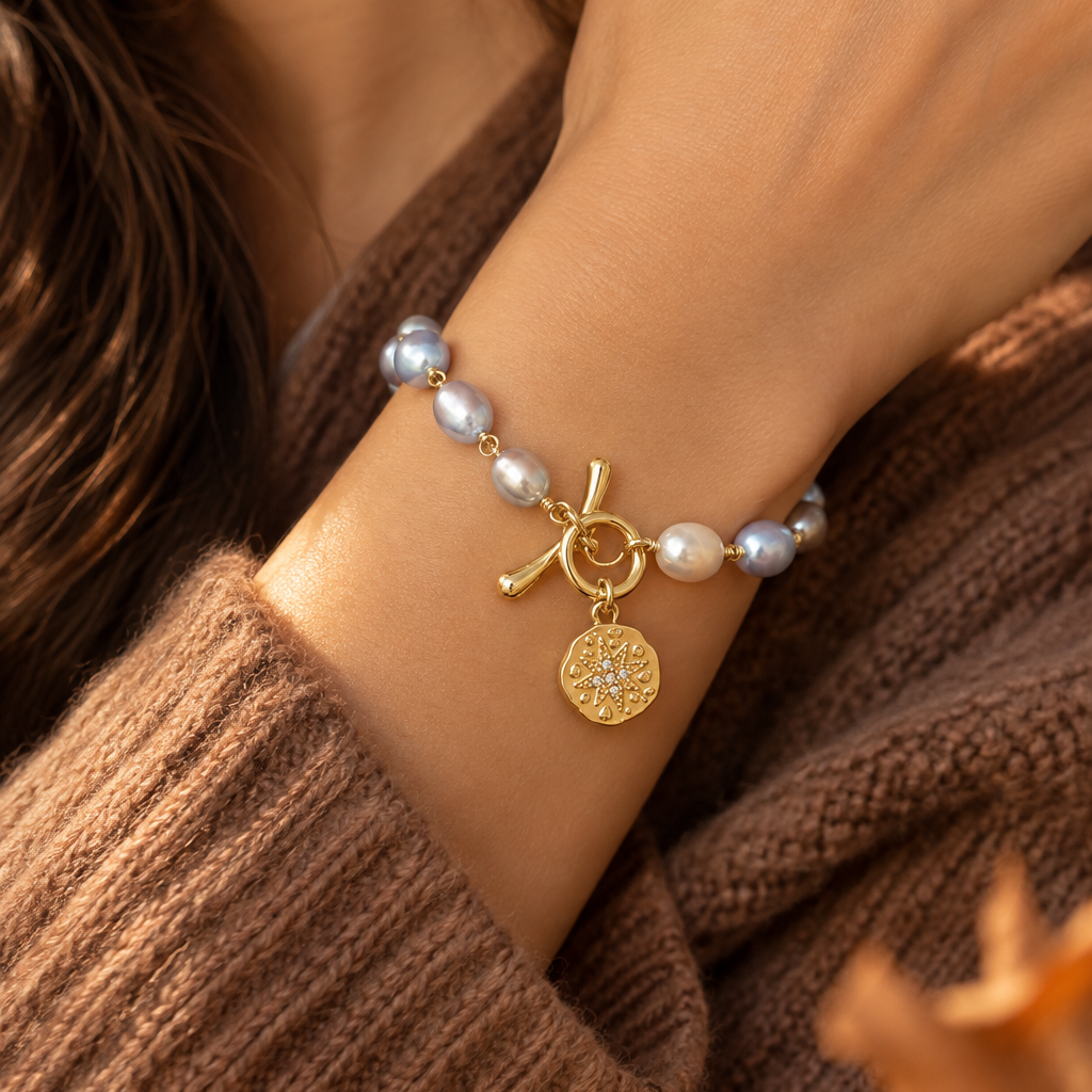 Wonder Green Pearl Bracelet