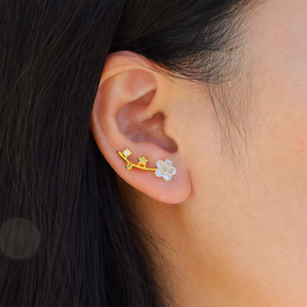 Starlight Petal Earrings