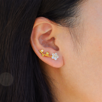 Starlight Petal Earrings