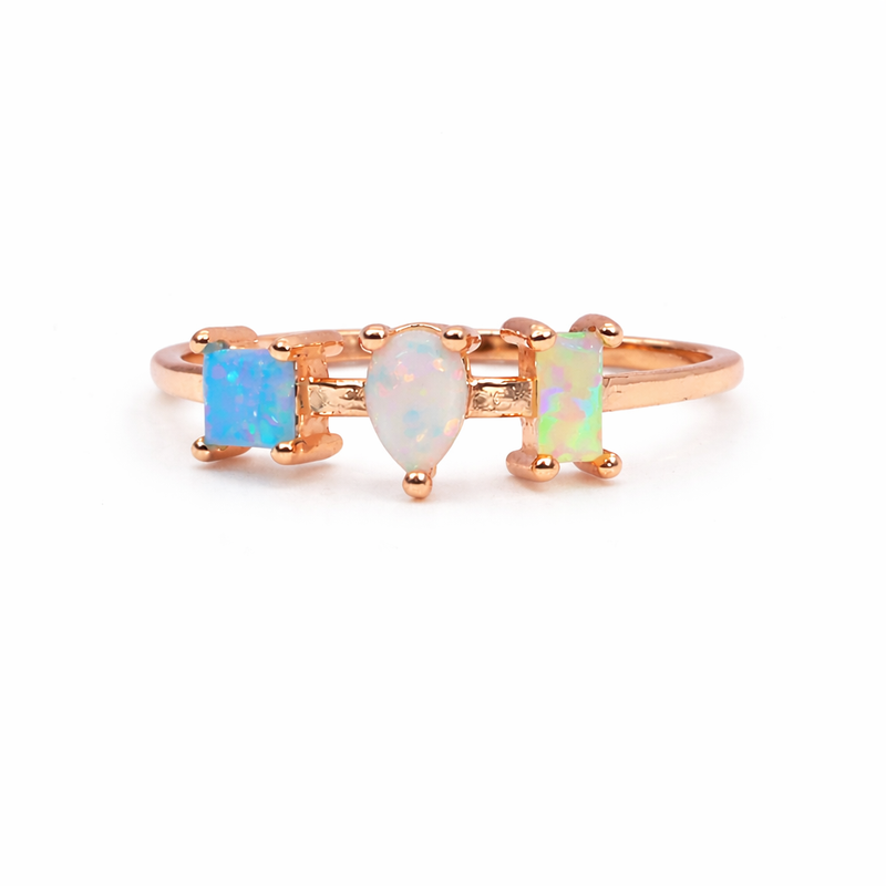 Opal Pop Trio Ring