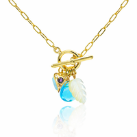 Luminous Gem Toggle Necklace