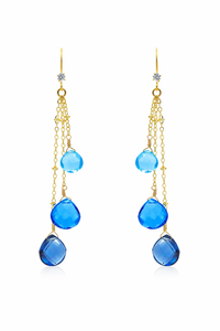 Fade into Blue Earrings