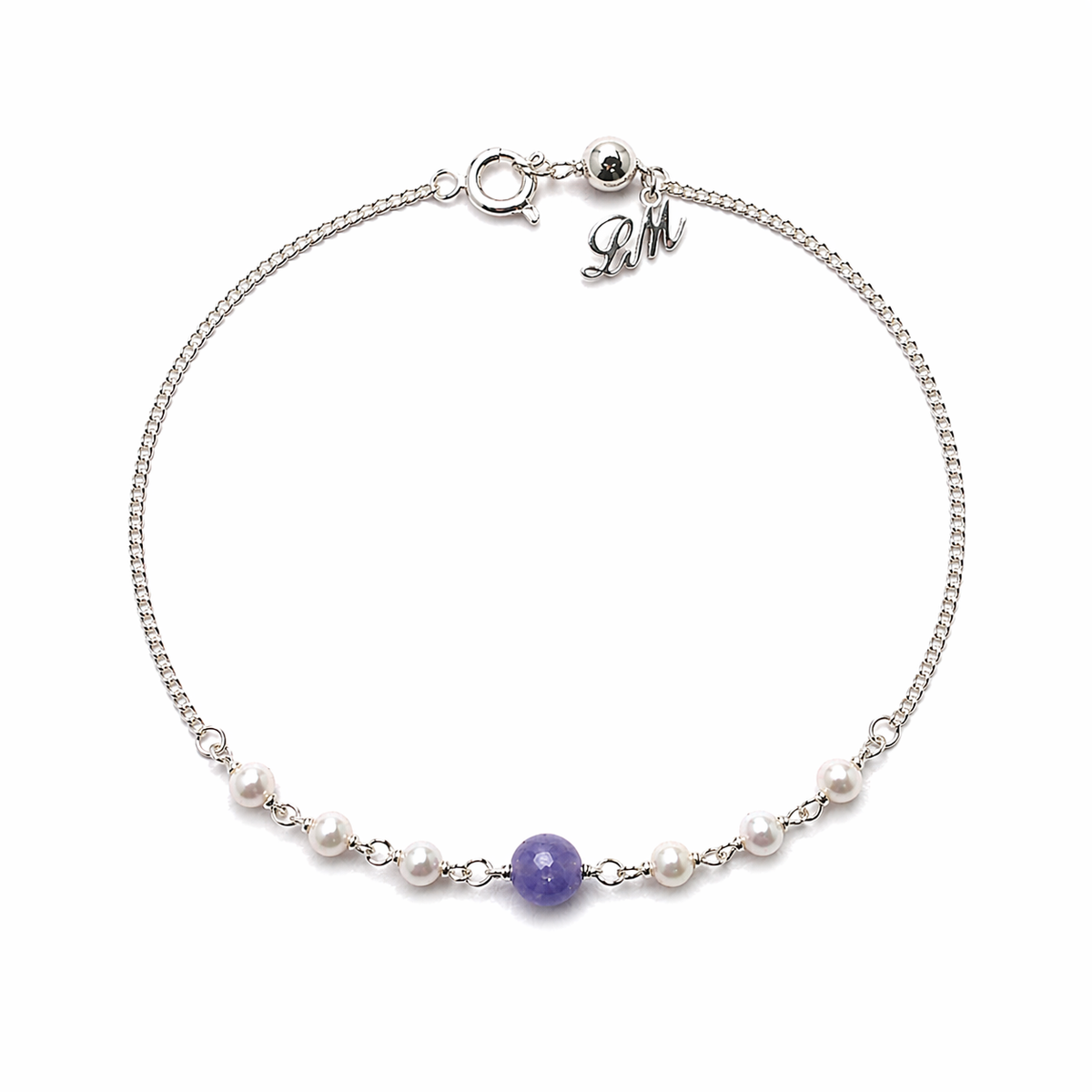 Tanzanite Pearl Harmony Bracelet