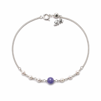 Tanzanite Pearl Harmony Bracelet