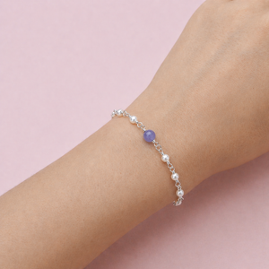 Tanzanite Pearl Harmony Bracelet