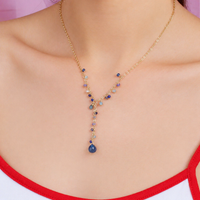 Luxe Treasure Necklace: Blue Ocean