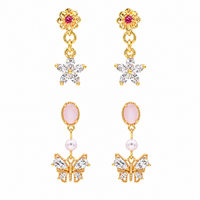 Spring Bloom Earrings Set