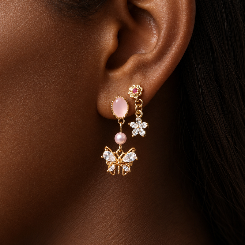Spring Bloom Earrings Set