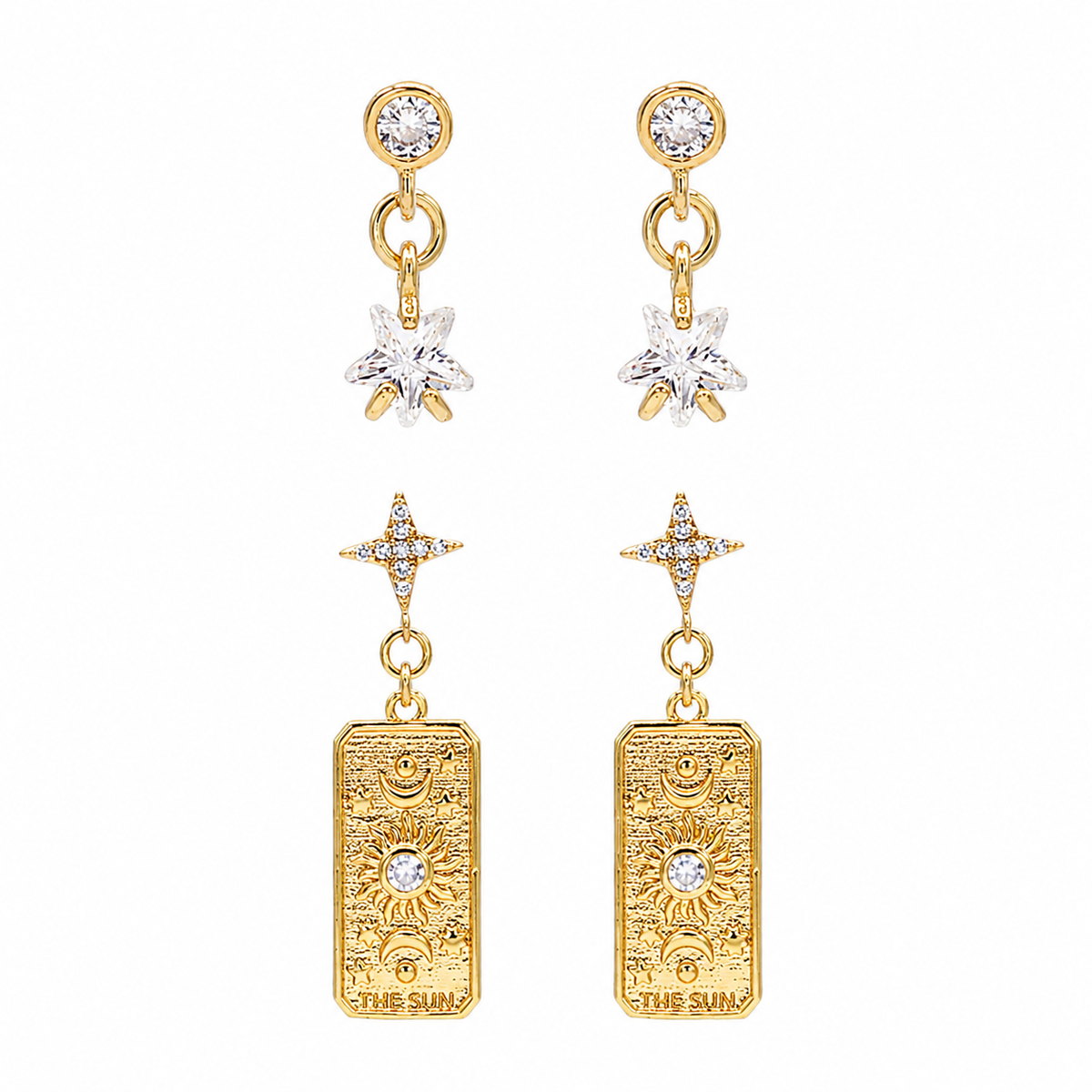 Solar Earrings Set
