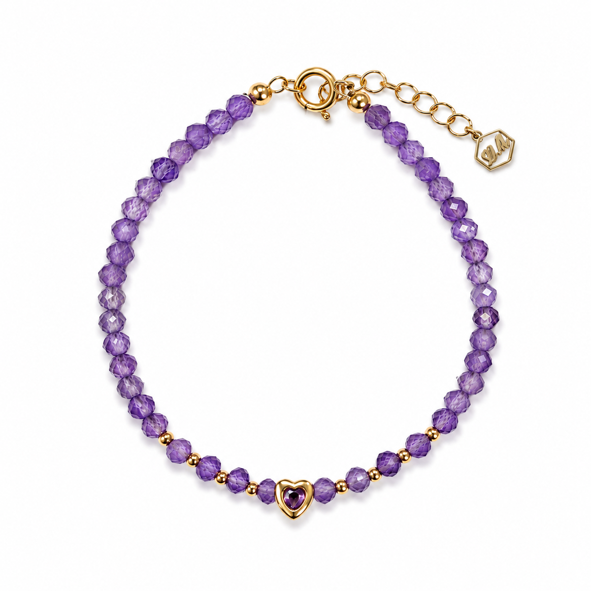 Amour Amethyst Bracelet/Necklace