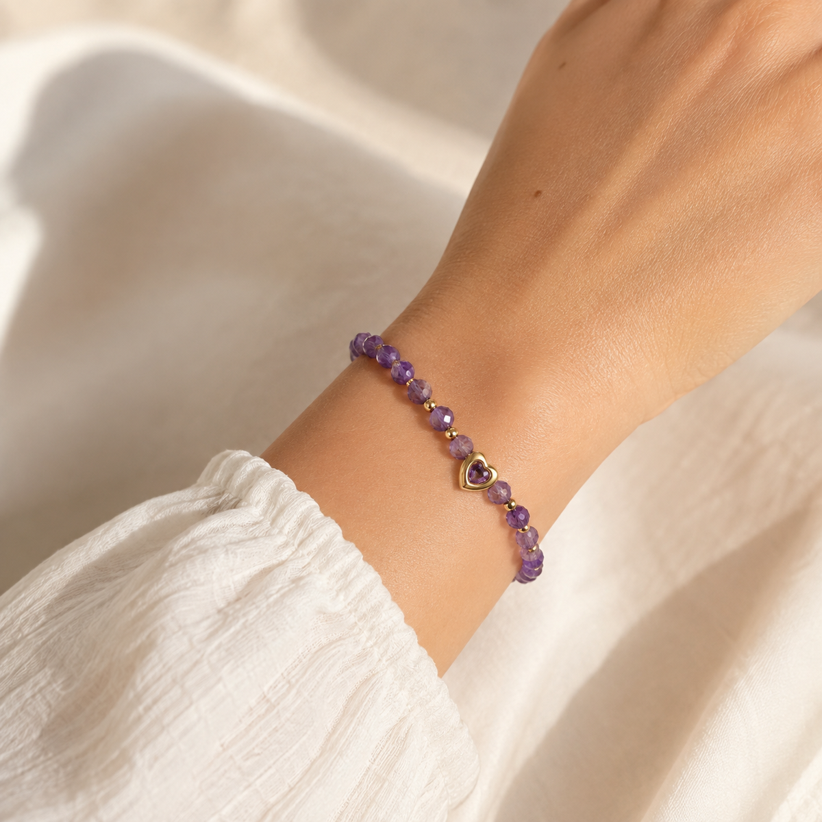 Amour Amethyst Bracelet/Necklace