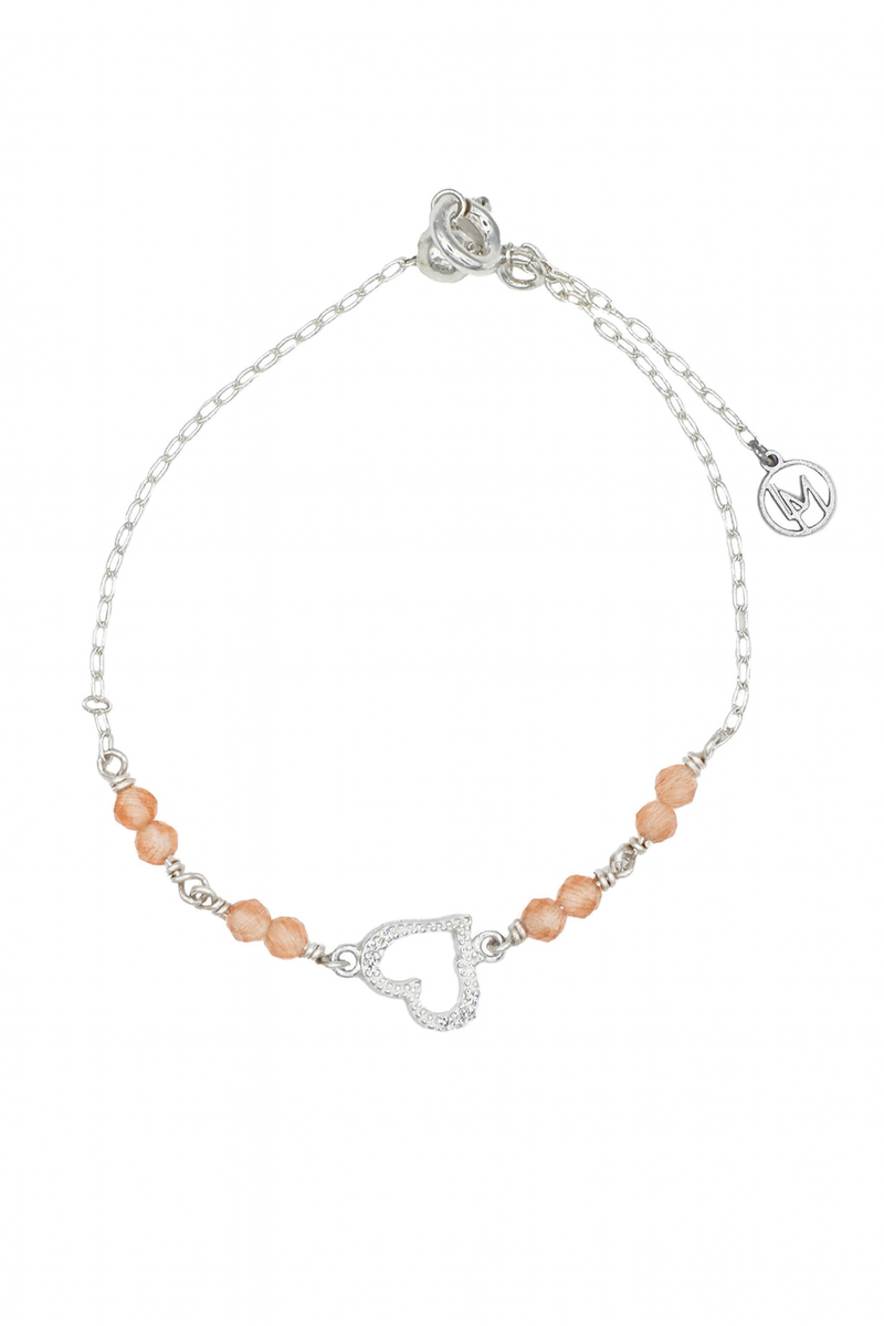 Silver Sweetheart Bracelet