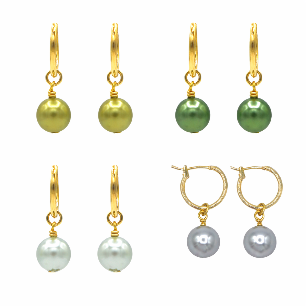 Pearl Oasis II Earrings Set