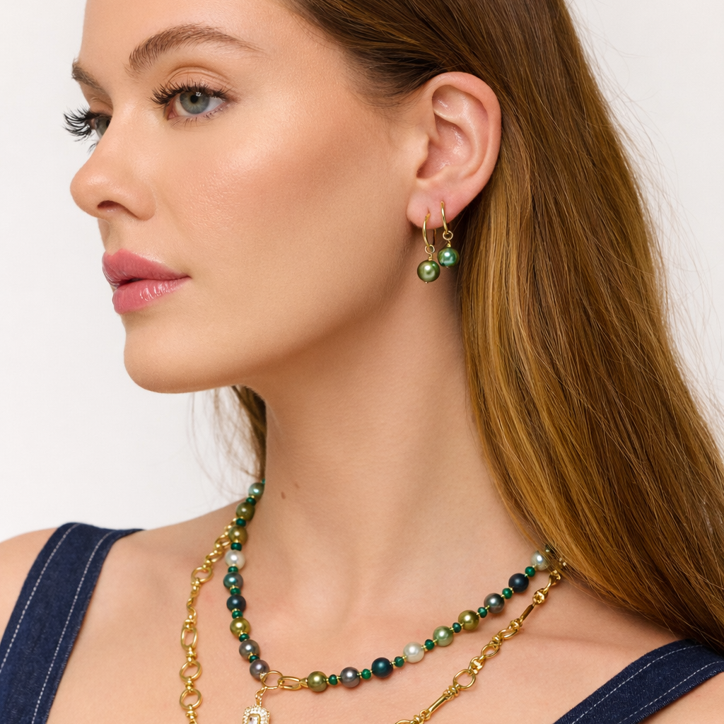 Pearl Oasis II Earrings Set