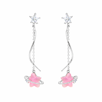 Bubble Star Drop Earring