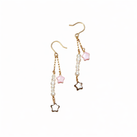Star is Pink Earrings