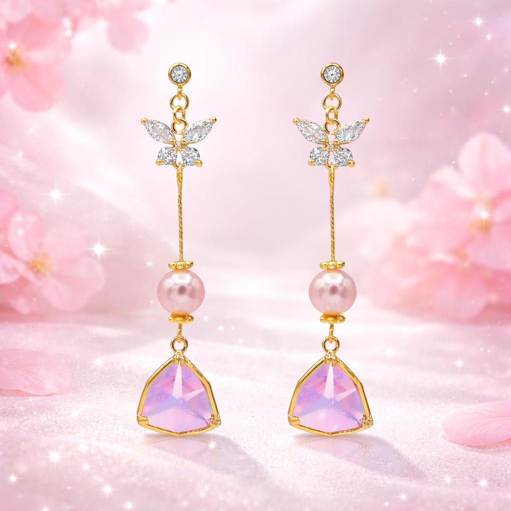 Pastel Butterfly Earrings