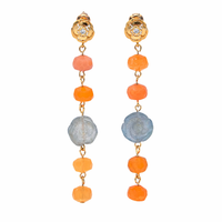 Sunset Petal Earrings