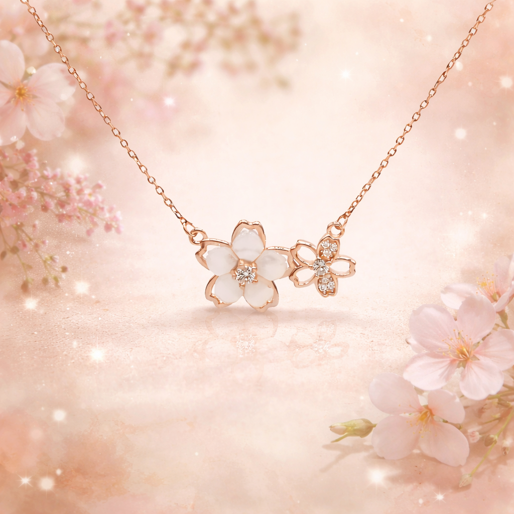 Pearls and Petals  Necklace