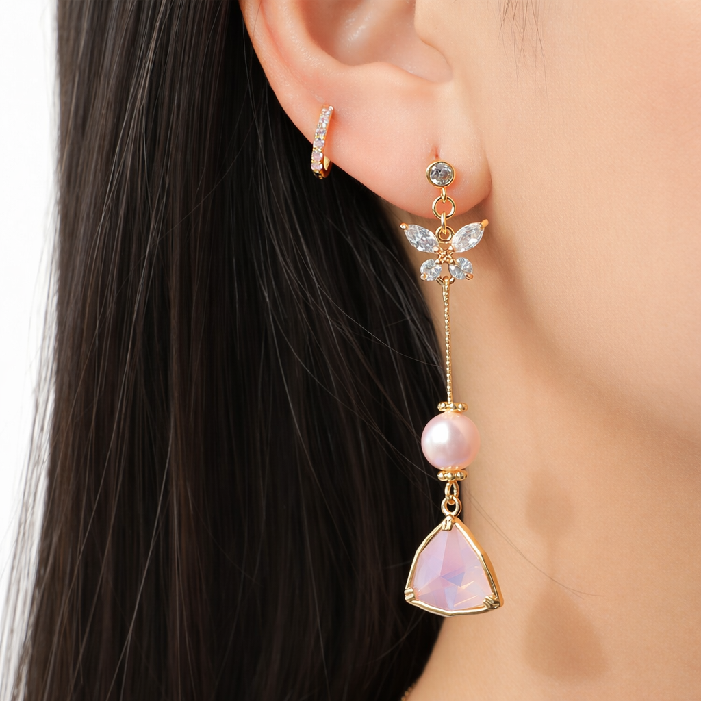 Pastel Butterfly Earrings