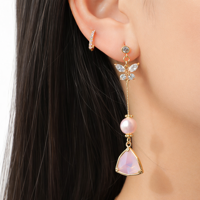 Pastel Butterfly Earrings